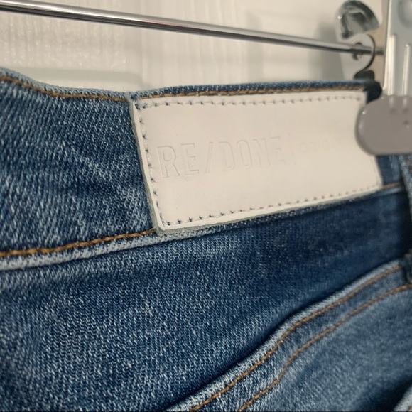 RE/DONE Straight Leg High Rise Jeans - Picture 6 of 6